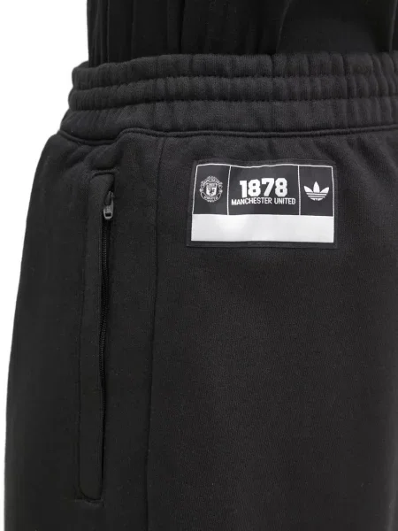 Pantaloni scurți Adidas cu broderie negru