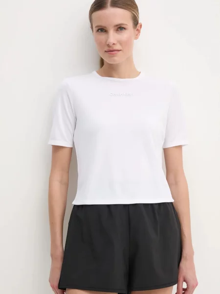 Calvin Klein Performance Tréninkové tričko bílé