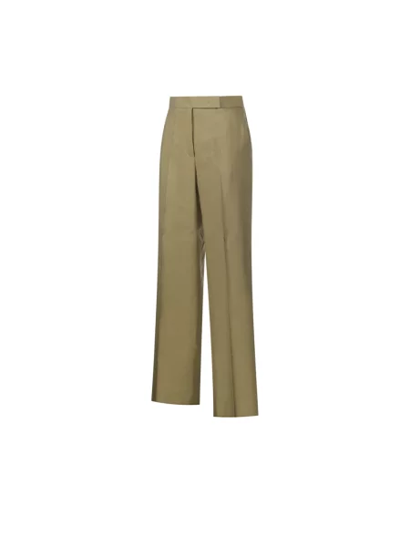 Spodnie Max Mara brązowe