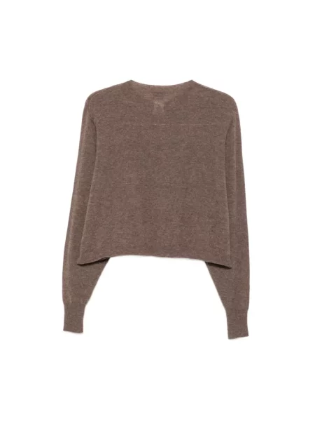 Dzianinowy sweter Alysi brązowy