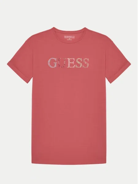 Guess Póló Regular Fit narancssárga