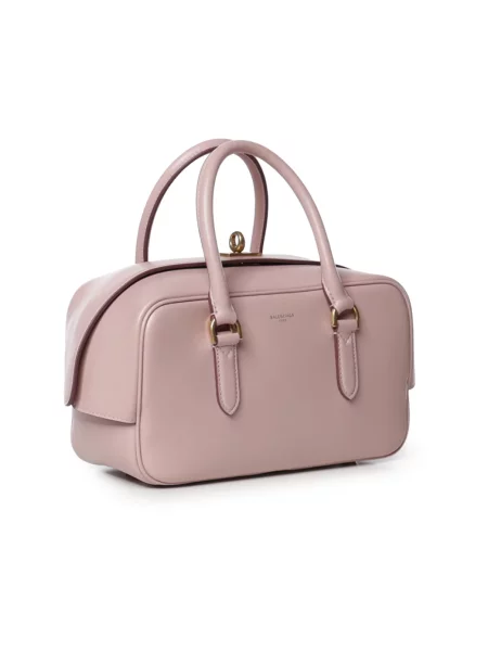 Torebka Balenciaga skórzana różowa
