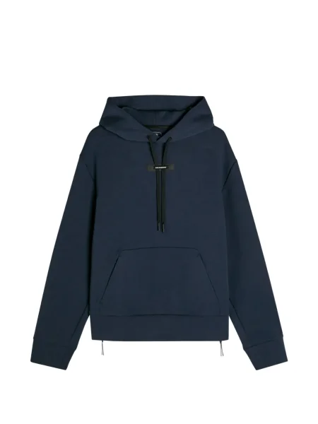 Bluza z kapturem On Running do biegania niebieska