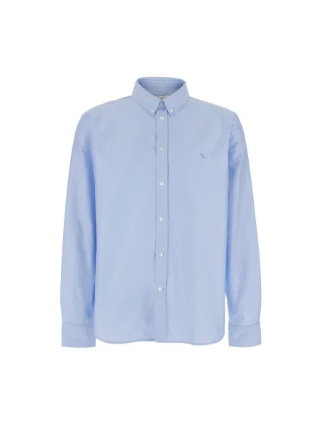 Koszula Maison Kitsune casual niebieska