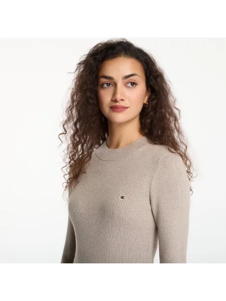 Меланжевое джинсовое платье Calvin Klein
