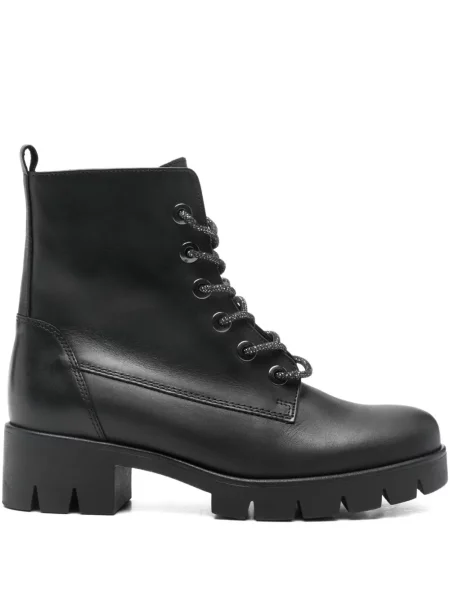 Botine Gabor cu șireturi din dantelă negru