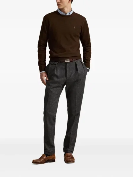 Μικρός κασκέτο Polo Ralph Lauren με χαμηλή μέση υφαίνω διαγωνίως πράσινο