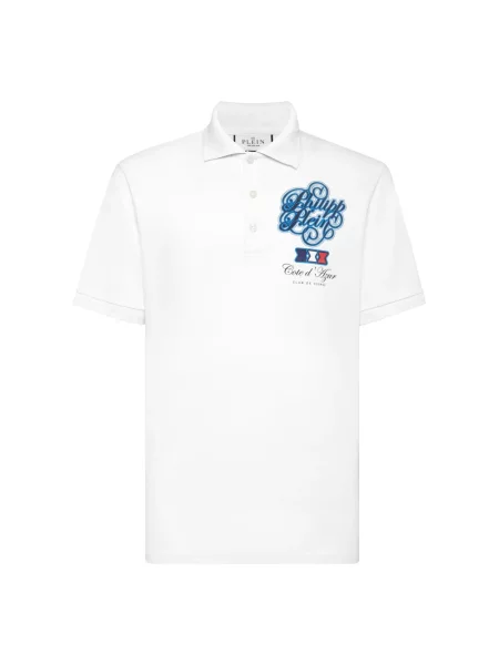 Koszulka polo Philipp Plein biała