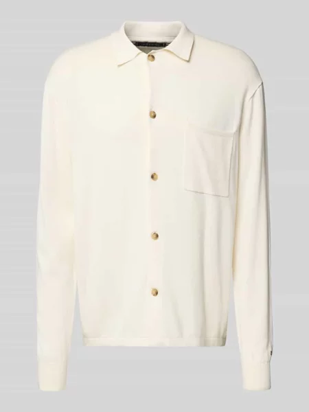 Kurtka z dzianiny o kroju regular fit z czystej bawełny Tommy Hilfiger biała