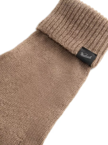 Mănuși Woolrich tricotate maro