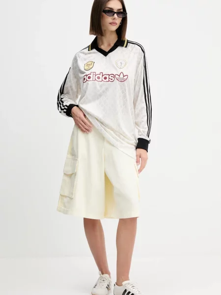 Šortky adidas Originals Cargo Jorts béžová