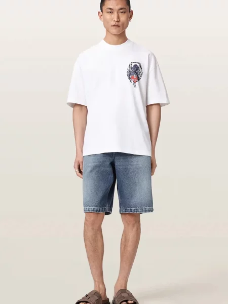 AllSaints T-shirt SCIMITAR biała