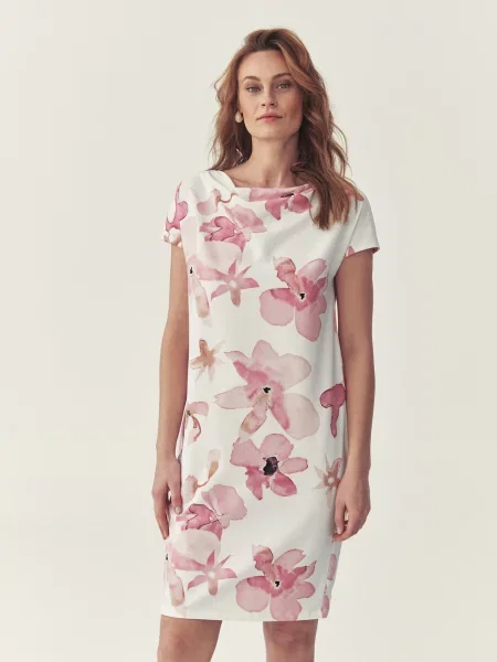 TATUUM Rochie murdar alb