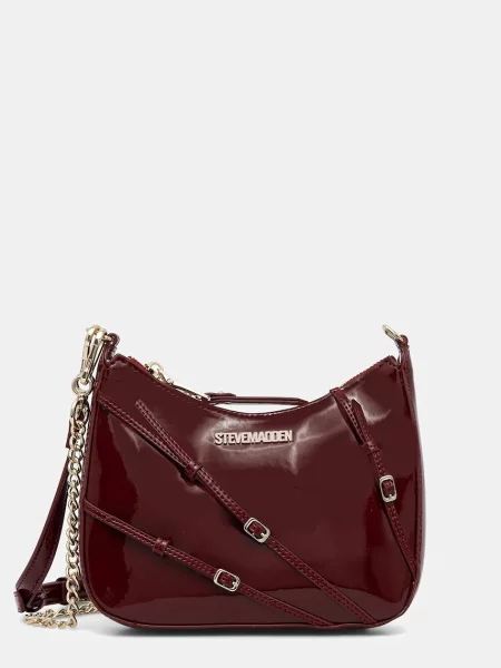 Steve Madden Дамска чанта Червен винено червено