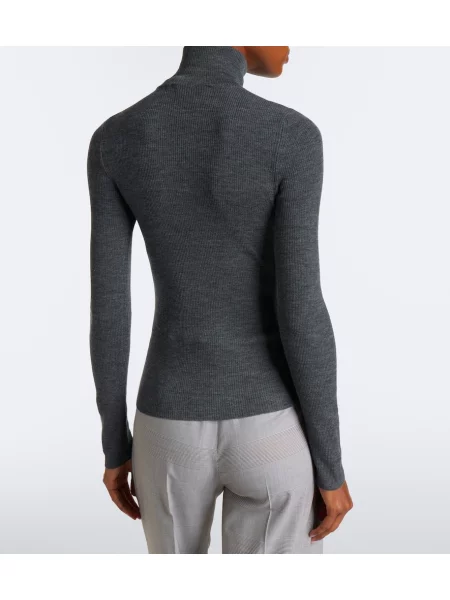 Pulover Max Mara de lână gri