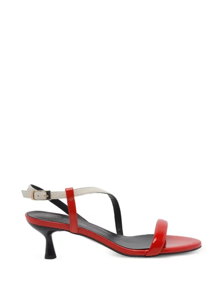 Pantofi cu toc ángel Alarcón cu vârf rotund slingback roșu