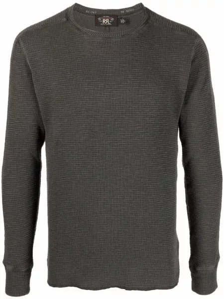 Pulover Ralph Lauren Rrl tricotate gri