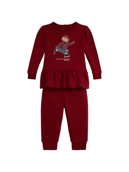 Koszulka polo dziecięca Polo Ralph Lauren czerwona