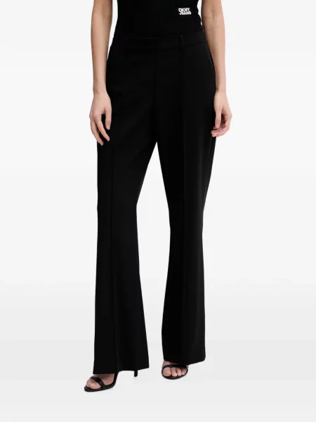 Pantaloni Dkny cu autograf negru
