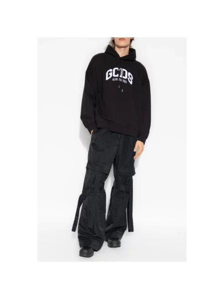 Bluza z kapturem Gcds z logo czarna