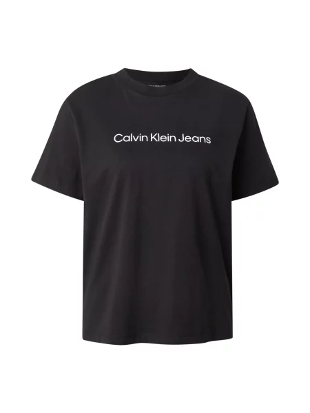 Calvin Klein Jeans Tricou negru alb
