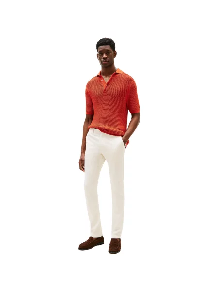 Pantaloni Tommy Hilfiger alb