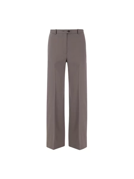 Spodnie Jil Sander brązowe
