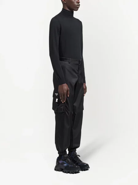 Cargo kalhoty Prada černé