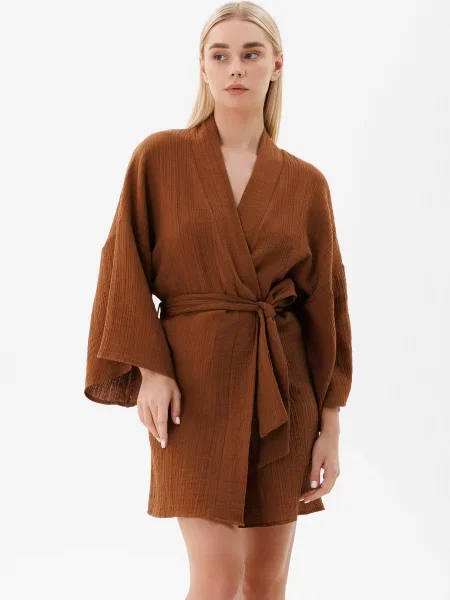 Халат Leinle коричневий