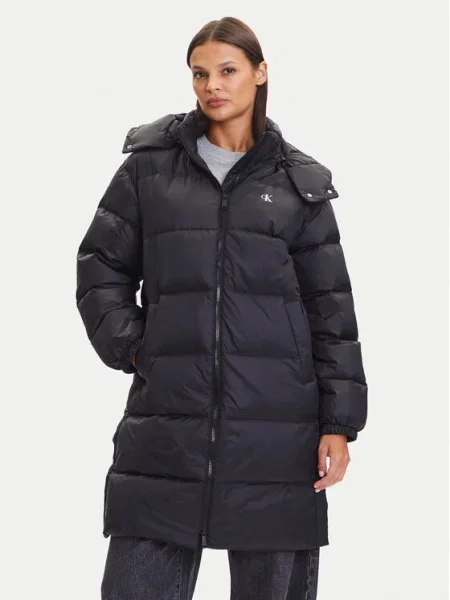 Палто Calvin Klein Jeans черно