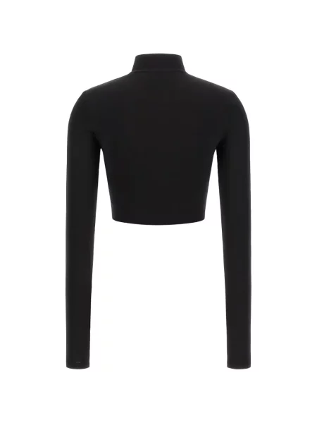 Decupat top Off-white alb
