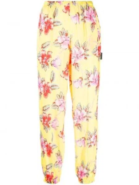 Pantaloni de jogging Palm Angels cu model floral cu imagine conici