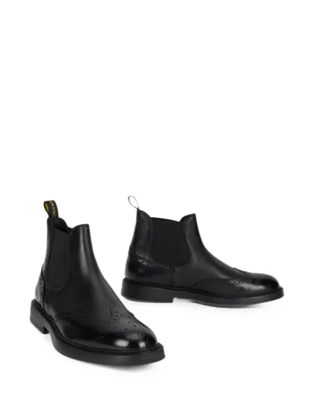 Botine chelsea Doucal's din piele negru