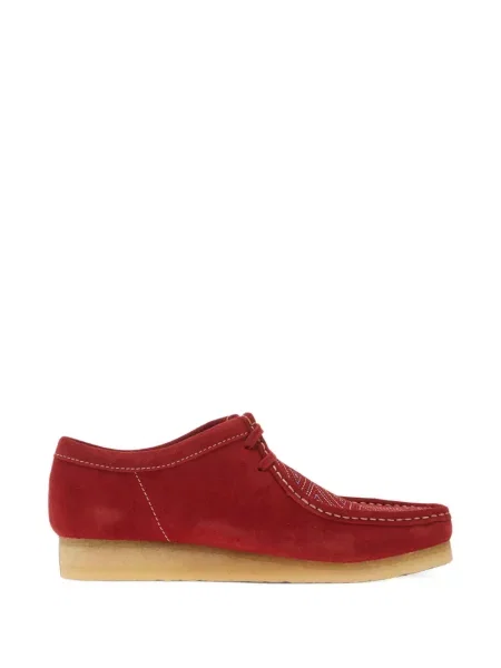 Pantofi loafer Clarks Originals cu broderie roșu