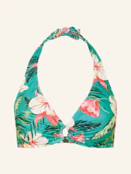 Lidea Góra Bikini Z Wiązaniem Na Szyi Tropic Joy gruen zielony
