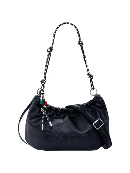 Torbica Desigual s autogramom crna