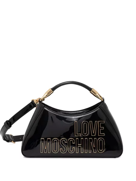 Top Love Moschino cu autograf negru