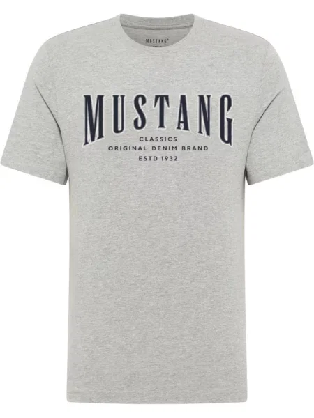 MUSTANG Póló Alex' szürke