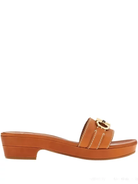 Sandale Ferragamo din piele maro