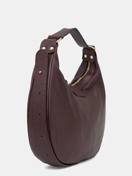 Шкіряна сумочка Answear.LAB бордовий