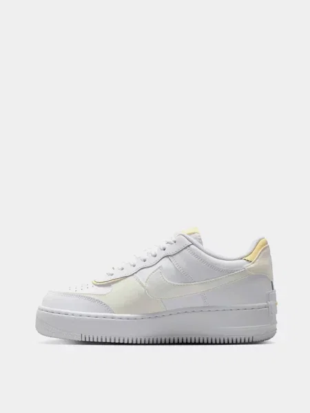 Кожаные кроссовки Nike Air Force 1 белые