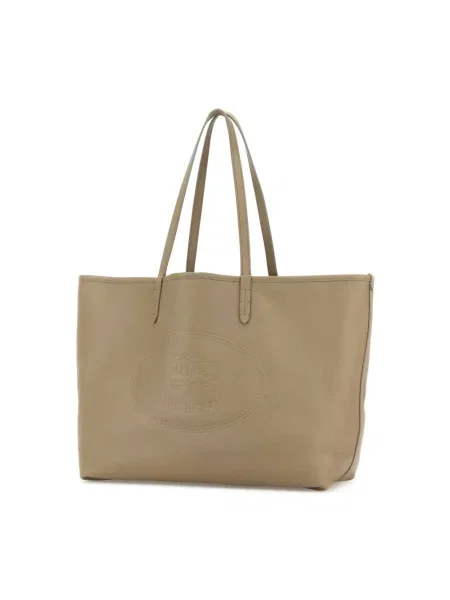 Shopperka Burberry skórzana beżowa