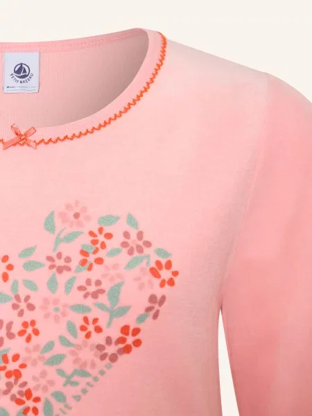 Petit Bateau Piżama Z Veluru rosa różowa