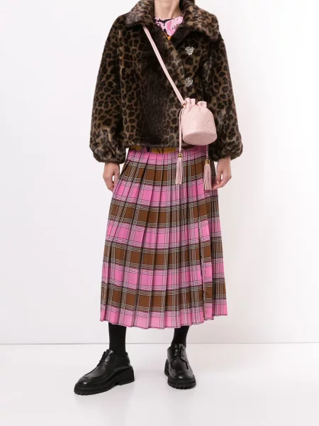 Stahovací šňůrka crossbody kabelka Chanel Pre-owned růžová