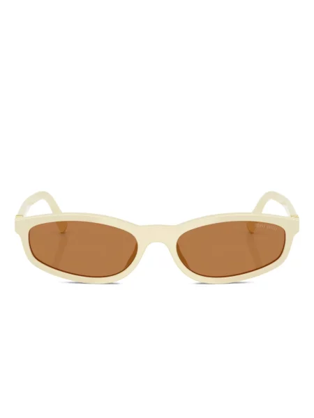 Ochelari de soare Miu Miu Eyewear alb