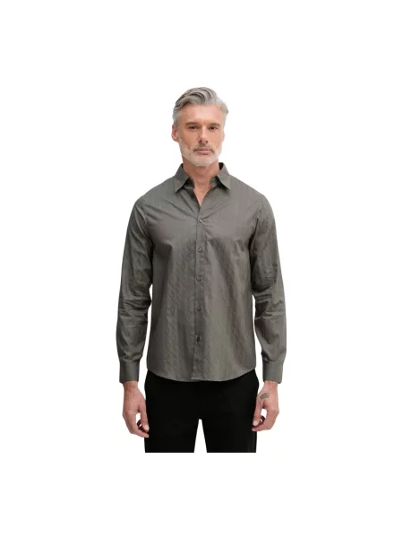 Koszula Armani Exchange casual zielona