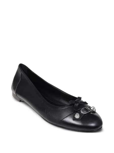 Balerini Balenciaga cu funde negru