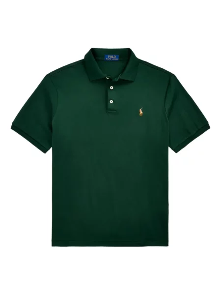 Μικρός κασκέτο Polo Ralph Lauren με χαμηλή μέση υφαίνω διαγωνίως πράσινο