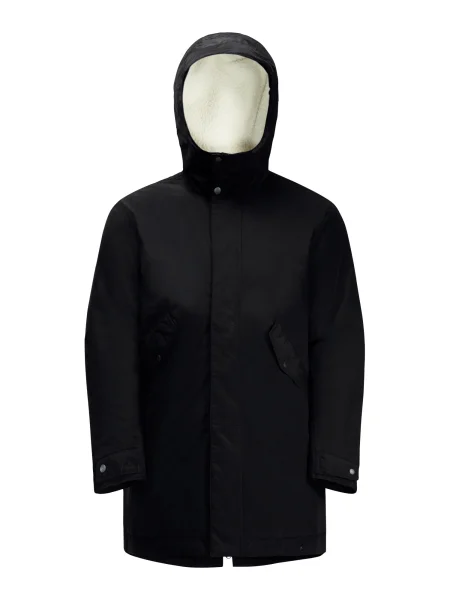 Dámska zimná bunda Jack Wolfskin Talforst Parka black čierna