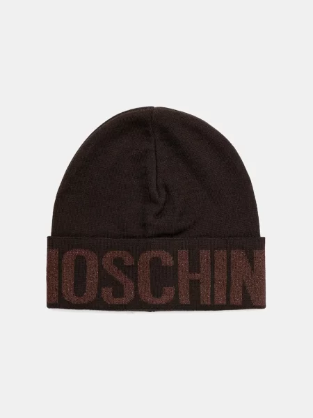 Moschino gyapjú sapka barna